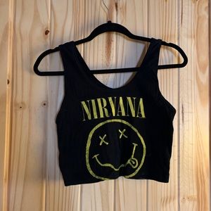 🍄Nirvana crop top